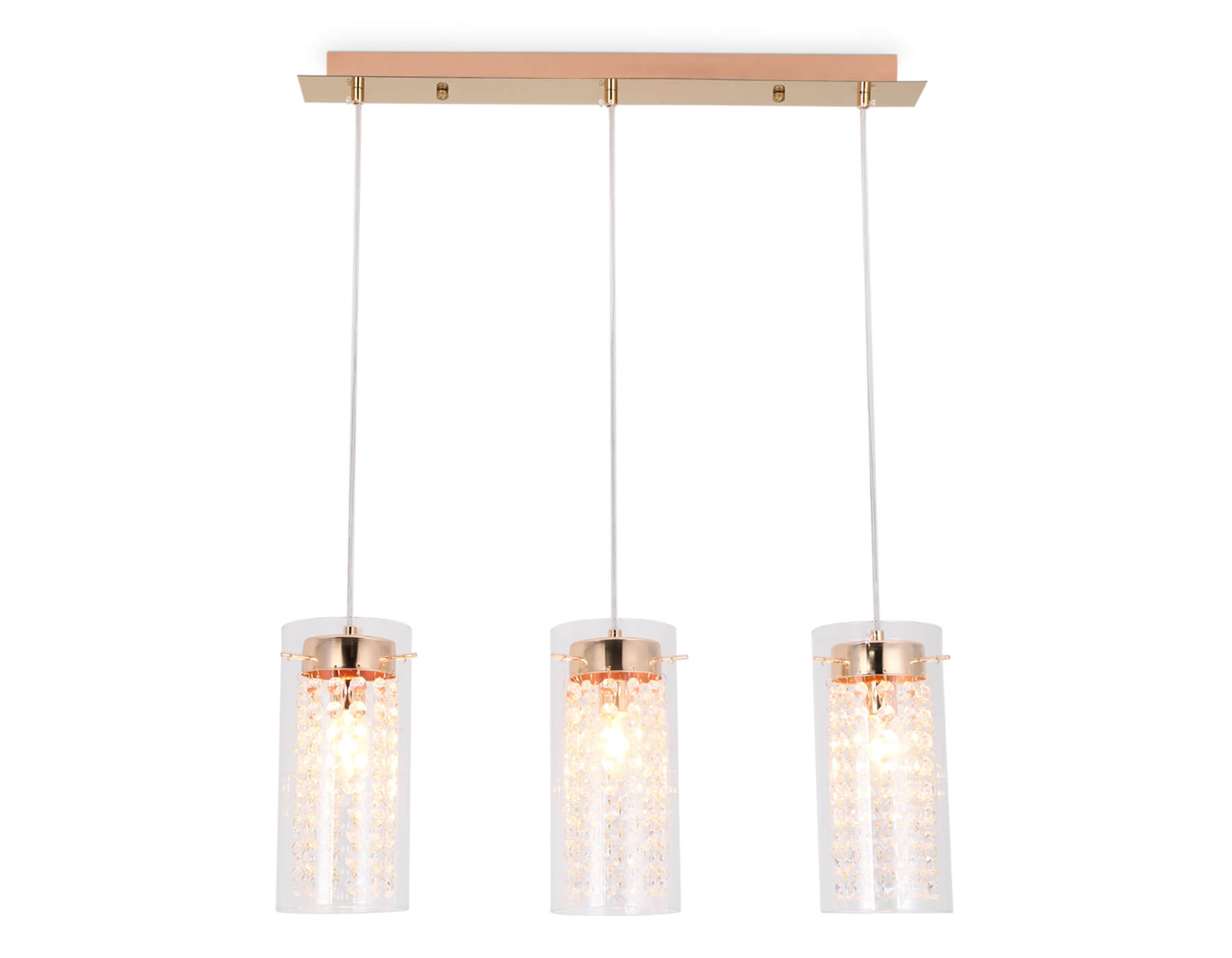 Подвесной светильник TR3663/3 GD/CL золото/прозрачный E14/3 max 40W 560*110*800